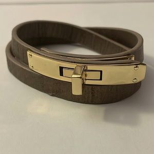 Genuine Leather buckle wrap bracelet